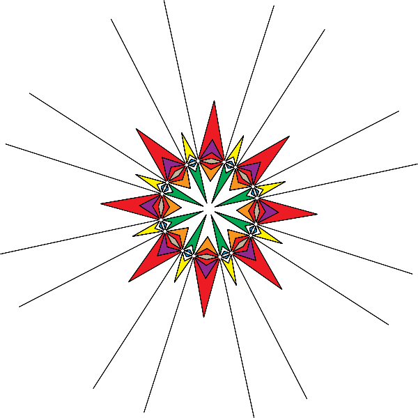 Free Vector Kaleidoscope Clip Art - Vector Graphics (600x600)