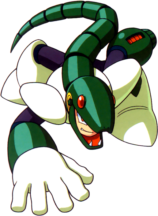 Snake Man - Snake Man Mega Man (564x734)