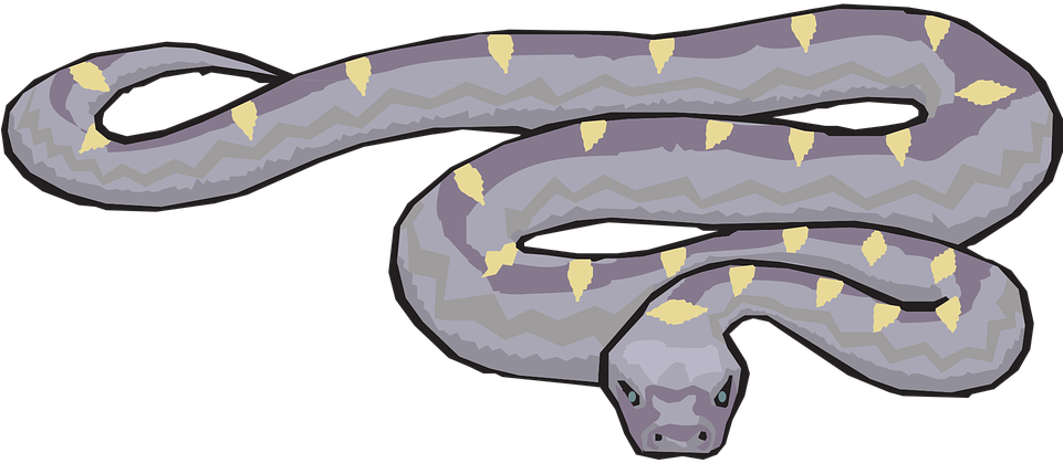 Slithering Snake Clipart (960x480)