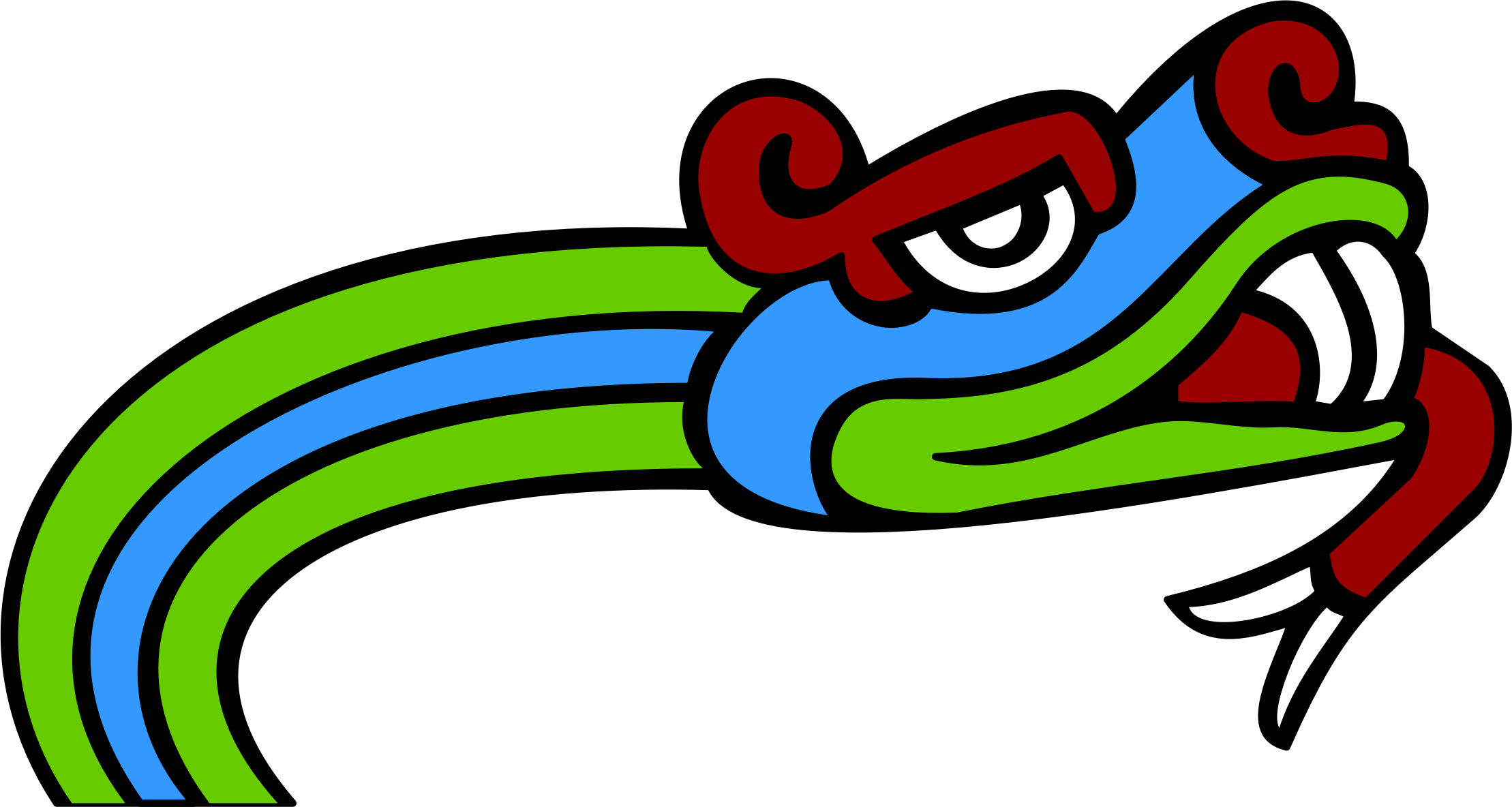 Snake - Serpiente Coatl (2218x1184)