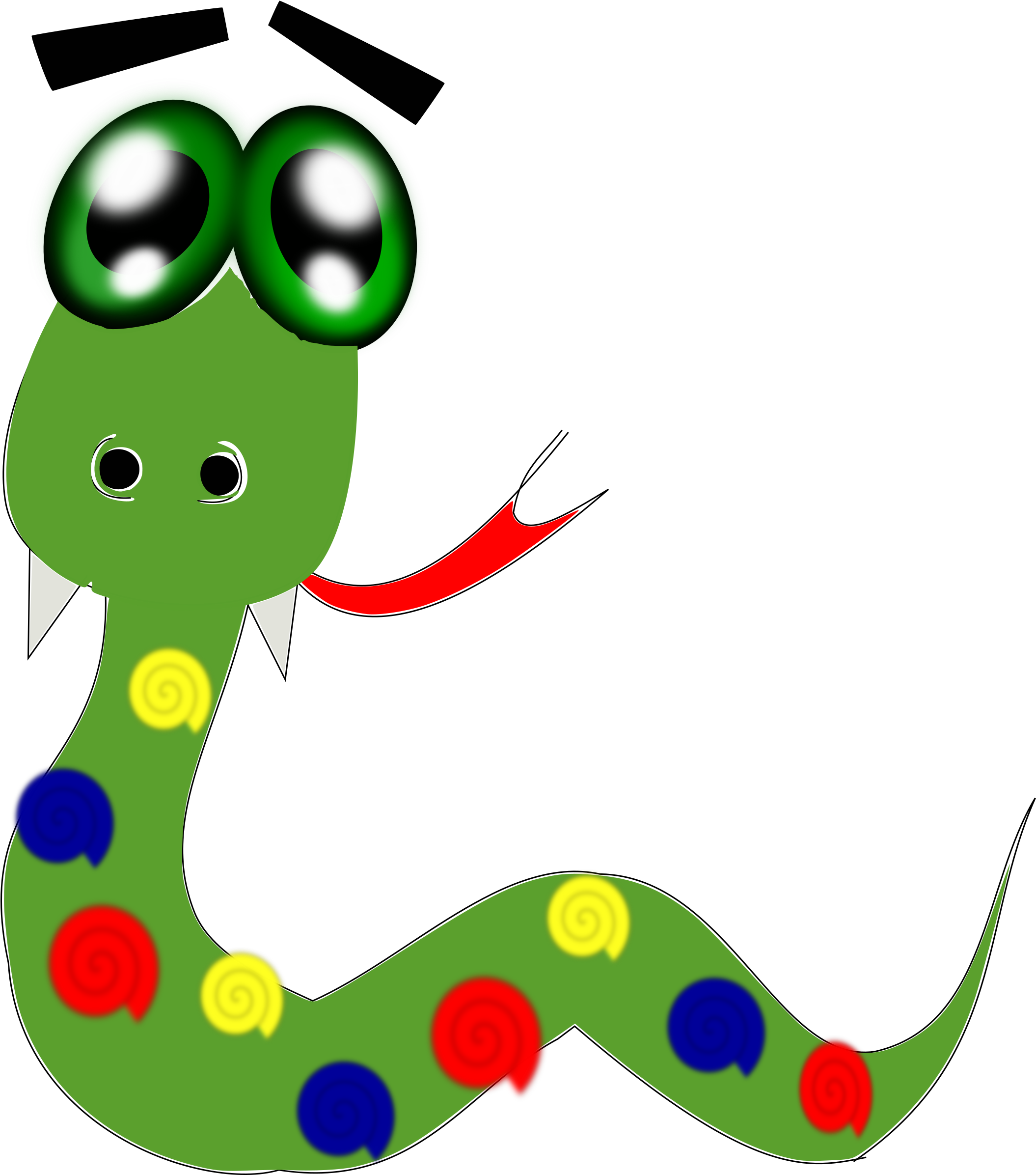 Clipart Serpent (2109x2400)