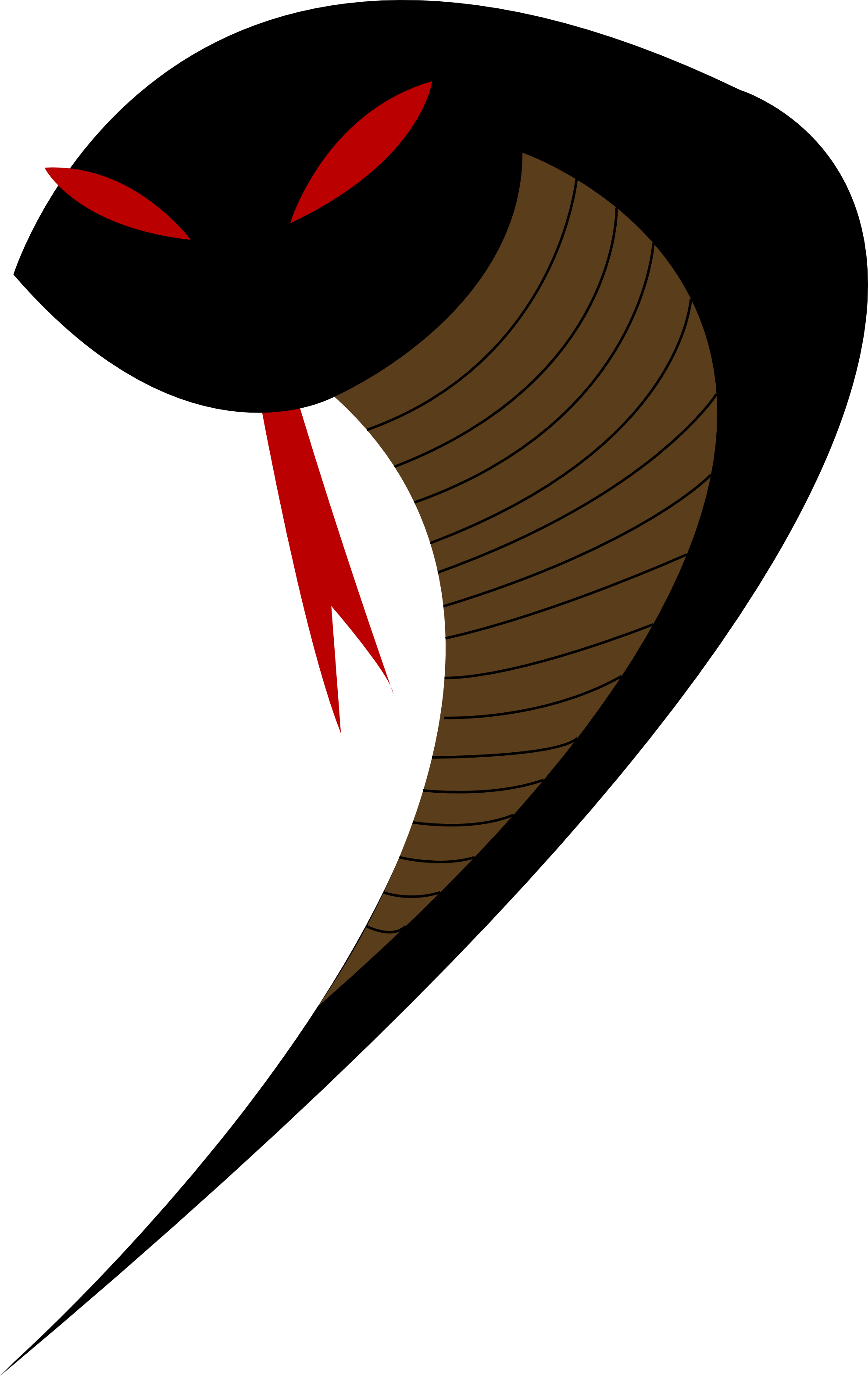 Big Image - Snake Vector Png (1979x3135)