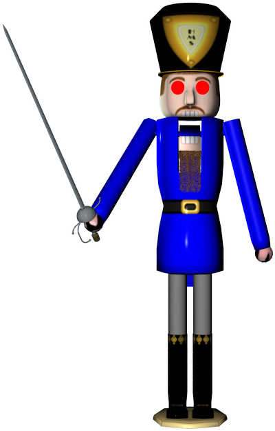 The Evil Nutcracker By Theblacknova - Cartoon (607x675)