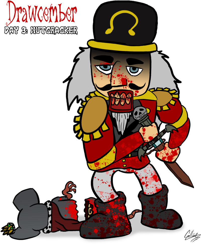 Drawcember Day 3- Nutcracker By Transformnightmare - Cartoon (2027x2434)