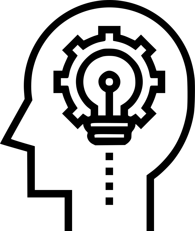 Creative Thinking Comments - Innovation Icon (828x980)