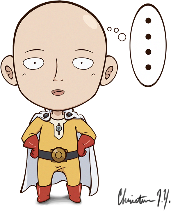 One Punch Man - Saitama (686x796)