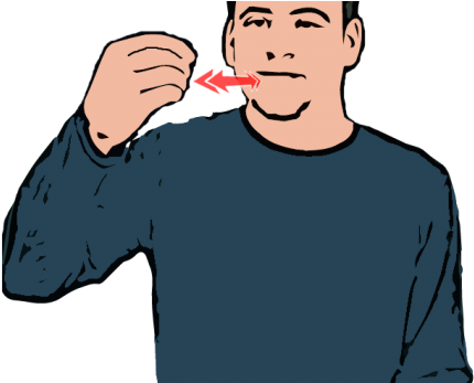 British Sign Language Dictionary - Cartoon (465x346)