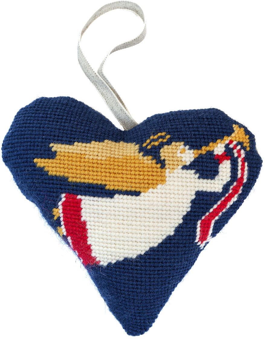 Needlepoint Heart Ornaments - Plastic Canvas (900x1152)