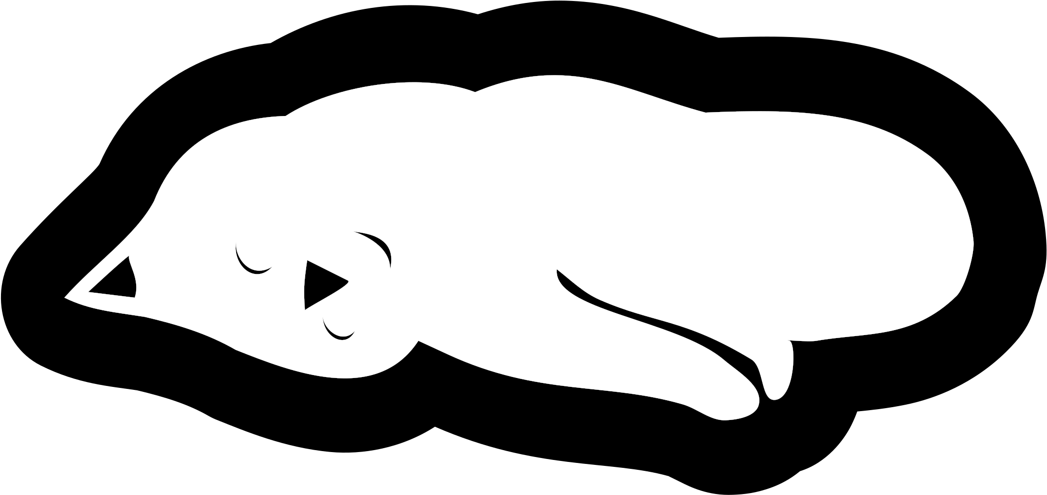 Cat-sleeping - Cat (2400x1200)