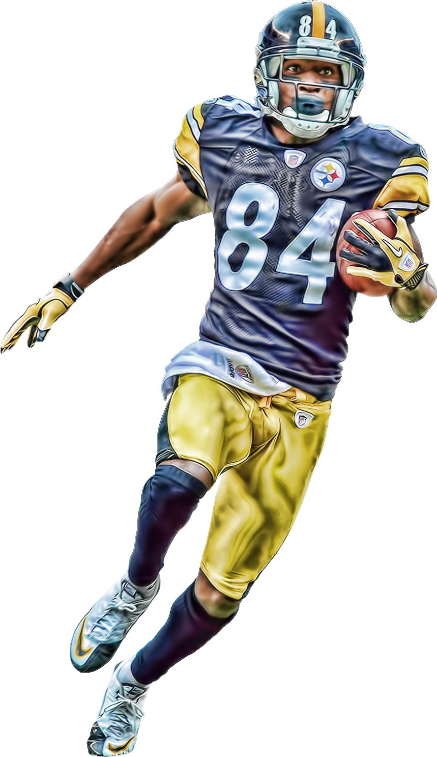 Antonio Brown Deviantart (889x1541)