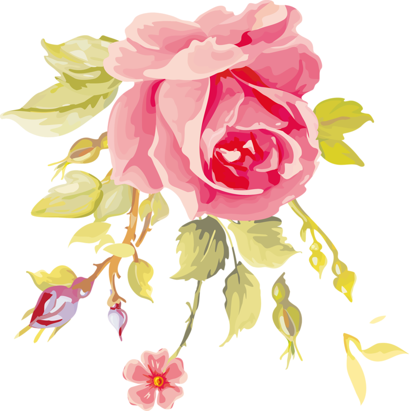 Rose Art - Painting (796x800)