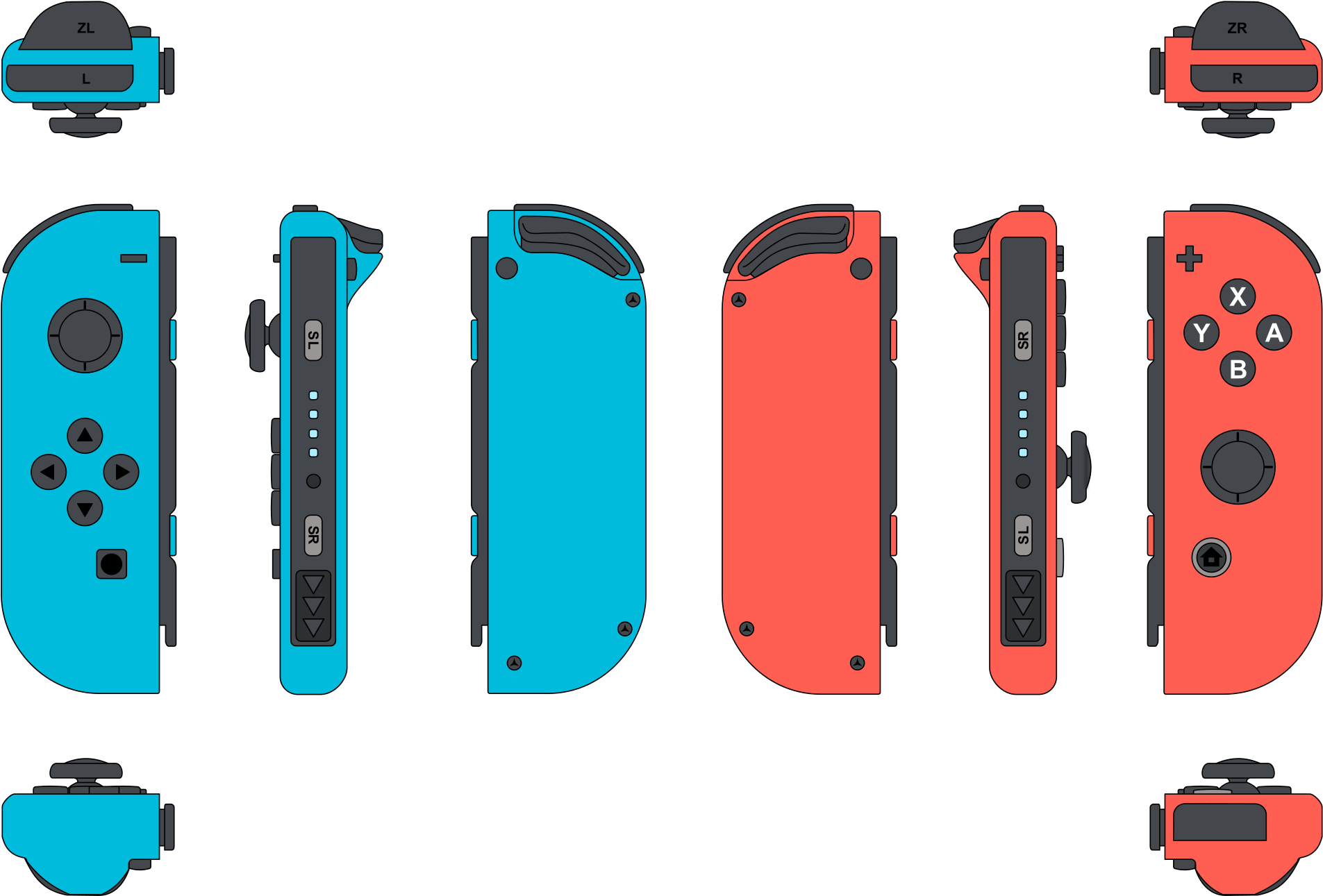 Open - Nintendo Joy-con Left Wireless Controller For Switch (2000x1333)