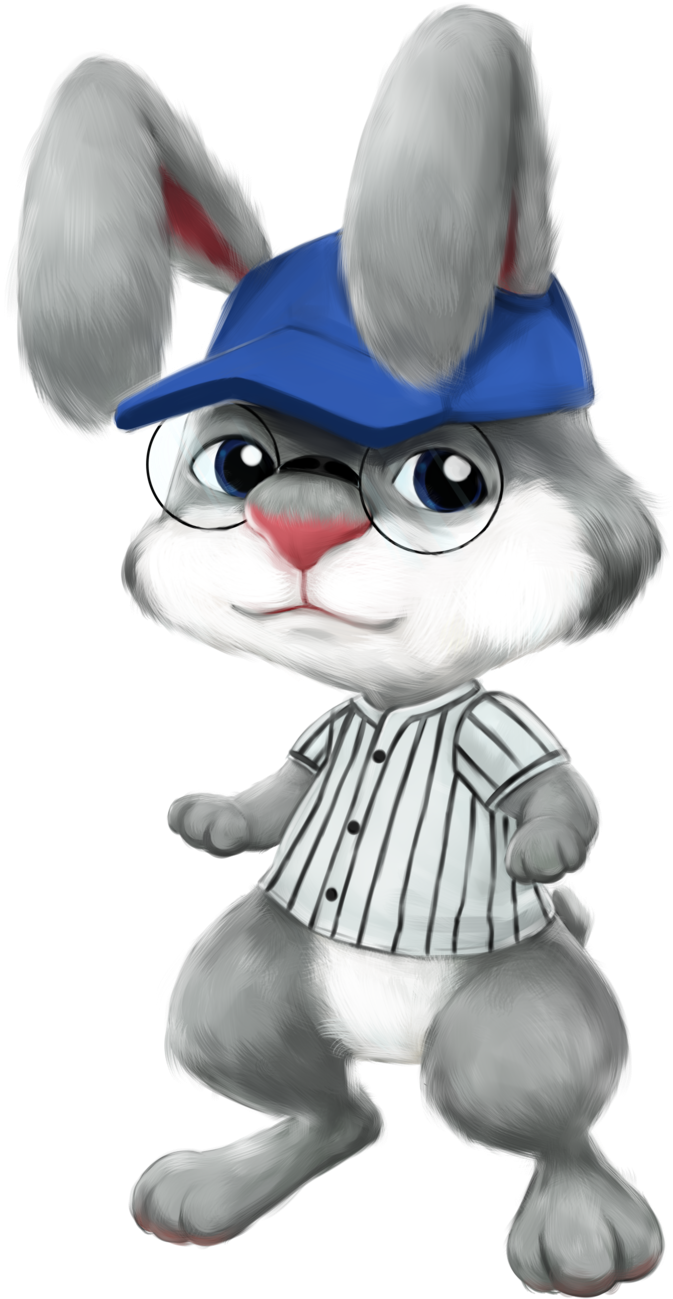 Righty Rabbit - Png - Portable Network Graphics (1000x1414)
