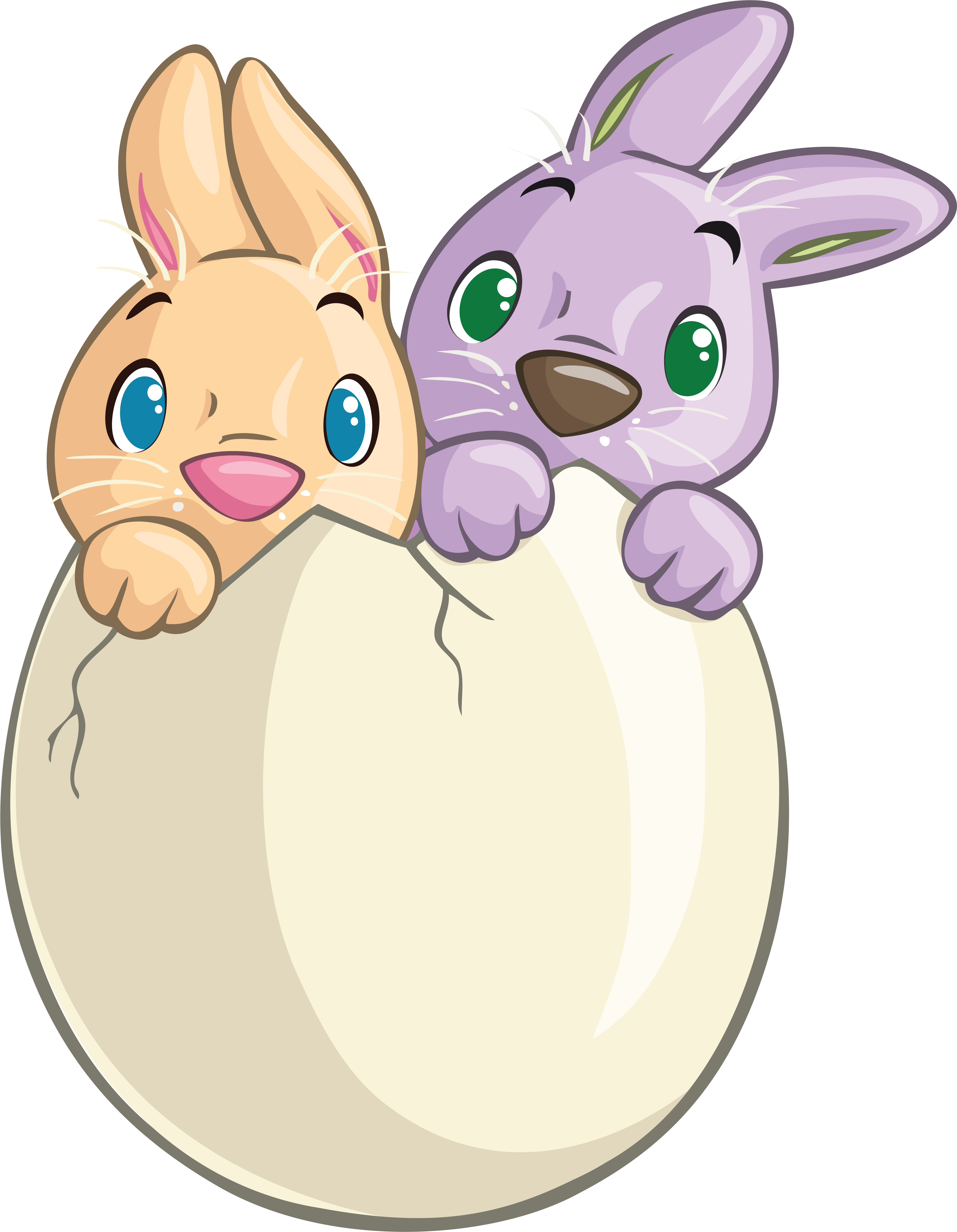 Easter Bunny Rabbit Leporids Clip Art - Easter (5514x6884)