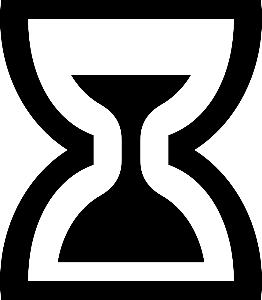 Hour-glass Loading Busy Wait Comments - Wait Icon (858x982)