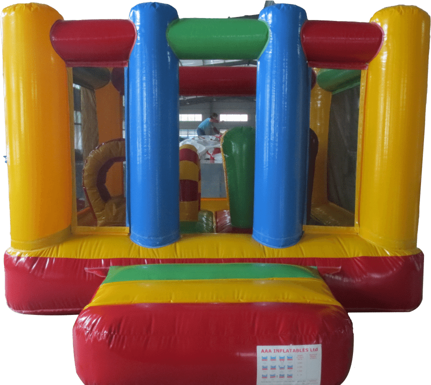Rainbow Mini Bounce - Inflatable Castle (1024x768)