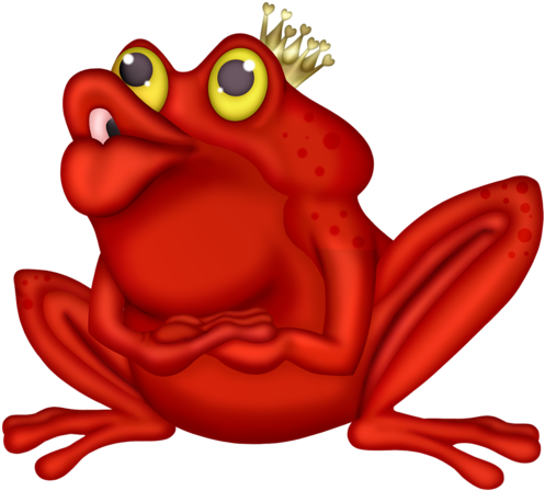 Frosch - Sapo Animado (500x457)