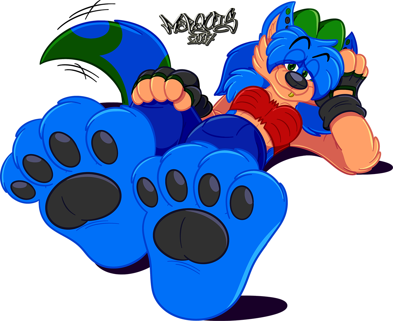 Big Strong Paws - Paw (1280x1046)