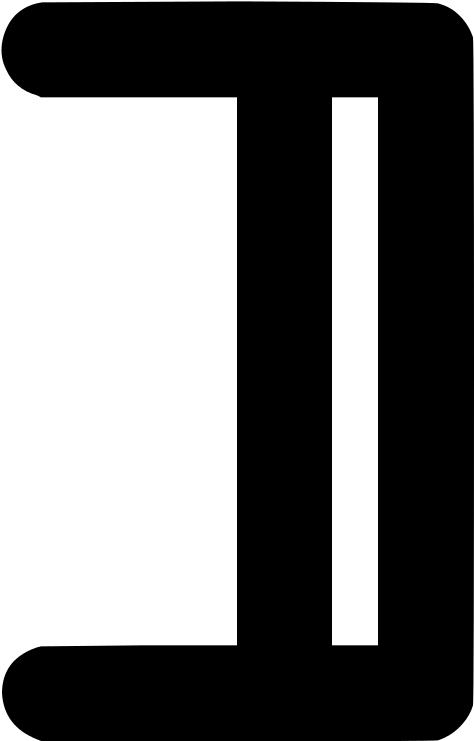 Ocr-a Char Right Square Bracket - Bracket (744x1052)