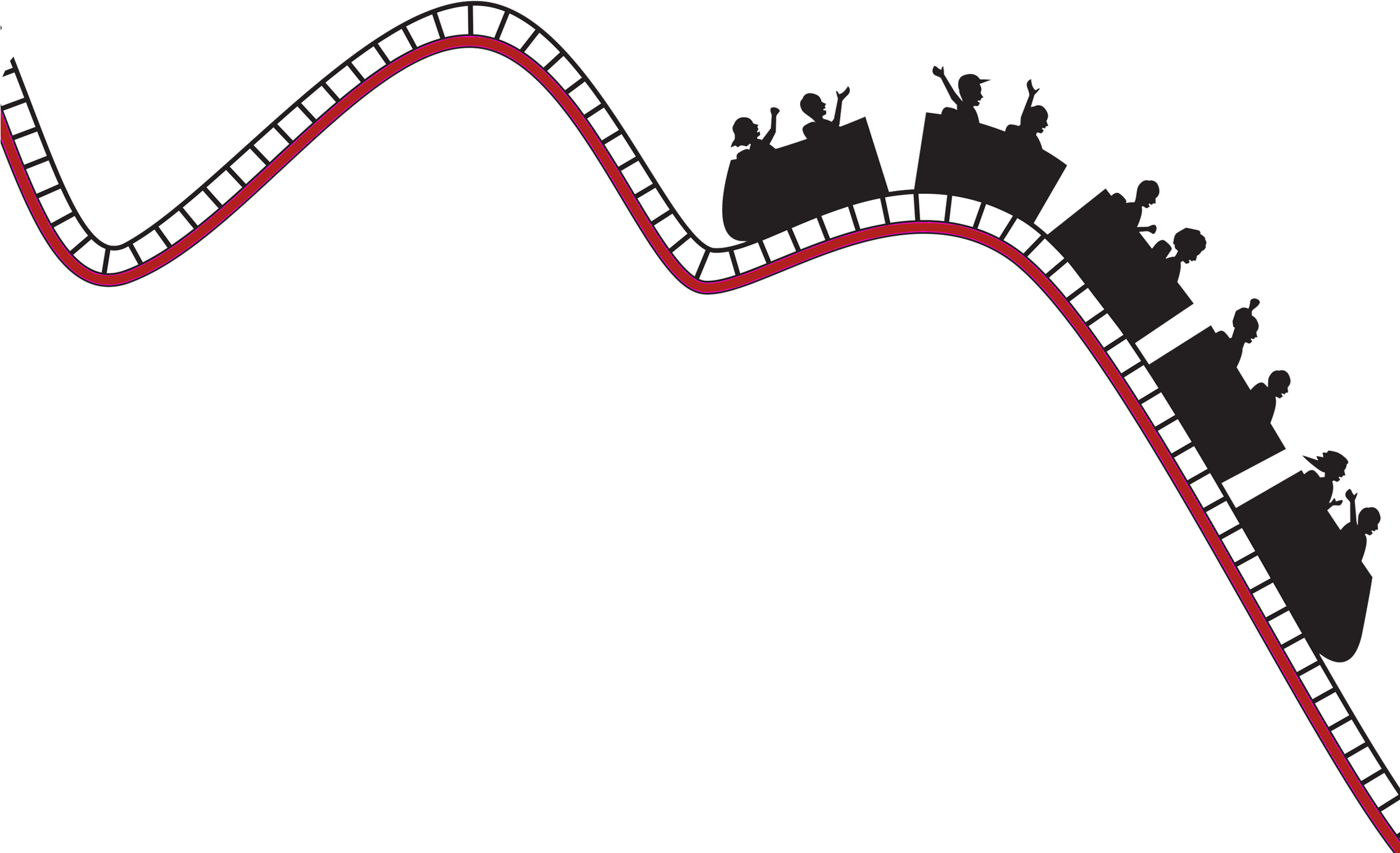 Partial Roller Coaster Image - Roller Coaster Graph (2343x1468)