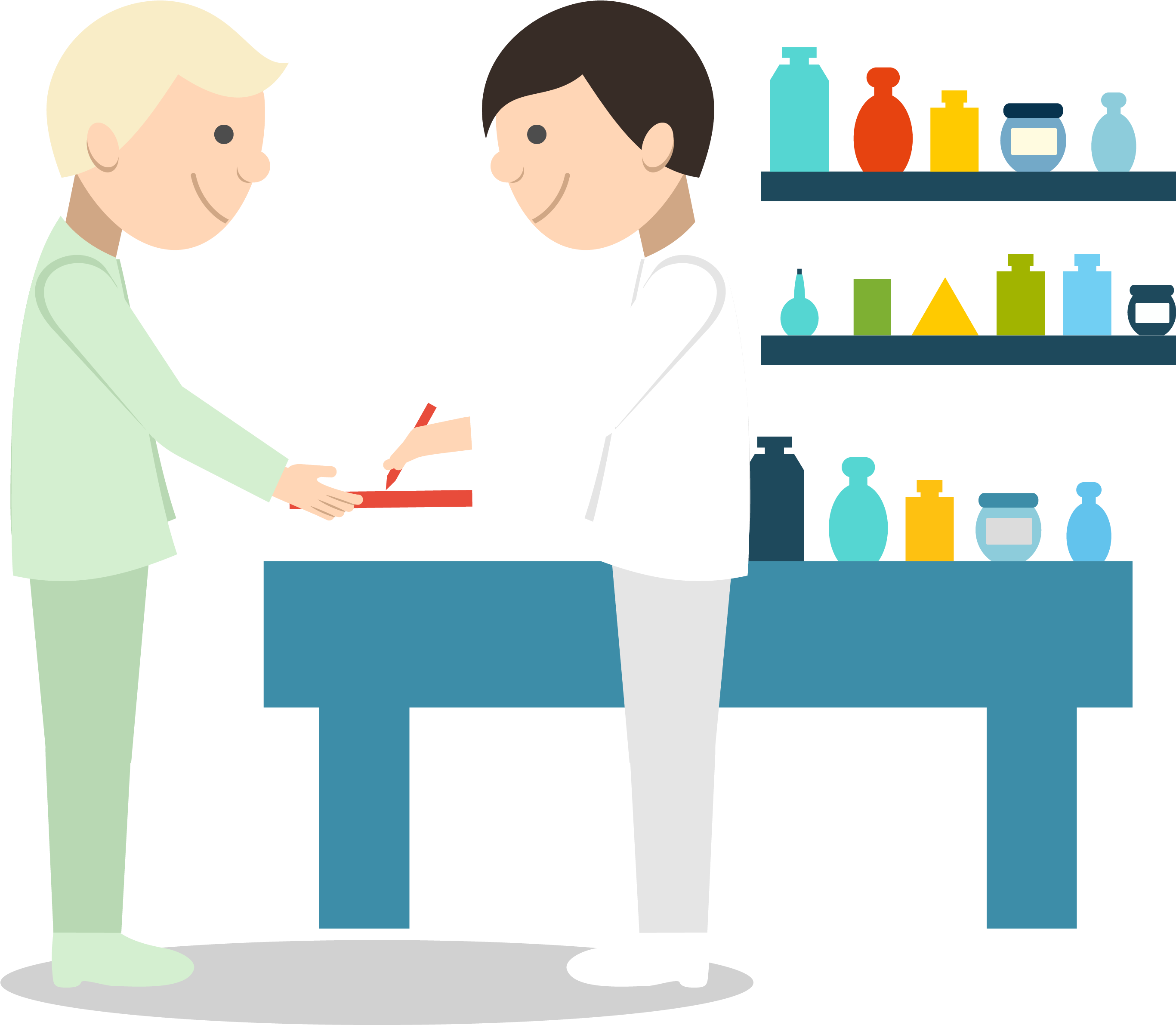 Pharmacist Hospital Pharmacy - Pharmacist Vector (3038x2894)