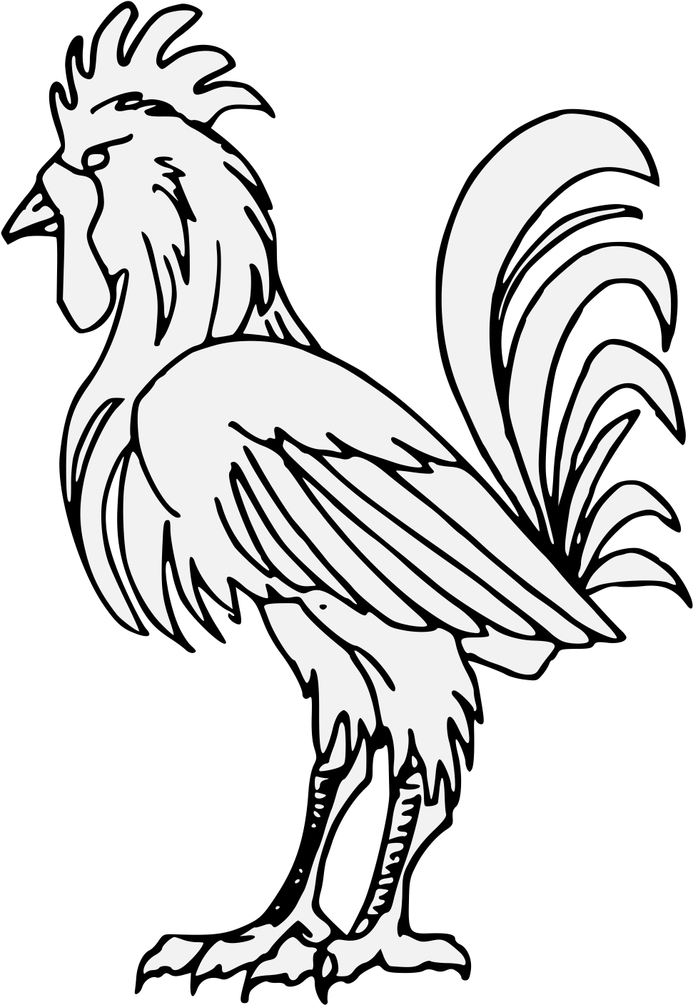 Cock - Art (974x1429)