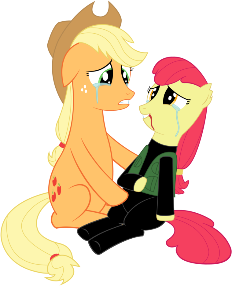 Applejack Y Apple Bloom (819x975)