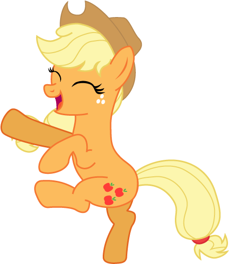 Fanmade Dancing Applejack - Applejack Gif (800x600)
