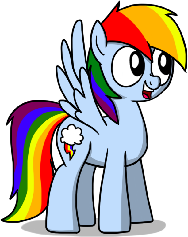 Rainbow Dash - Cartoon (900x900)