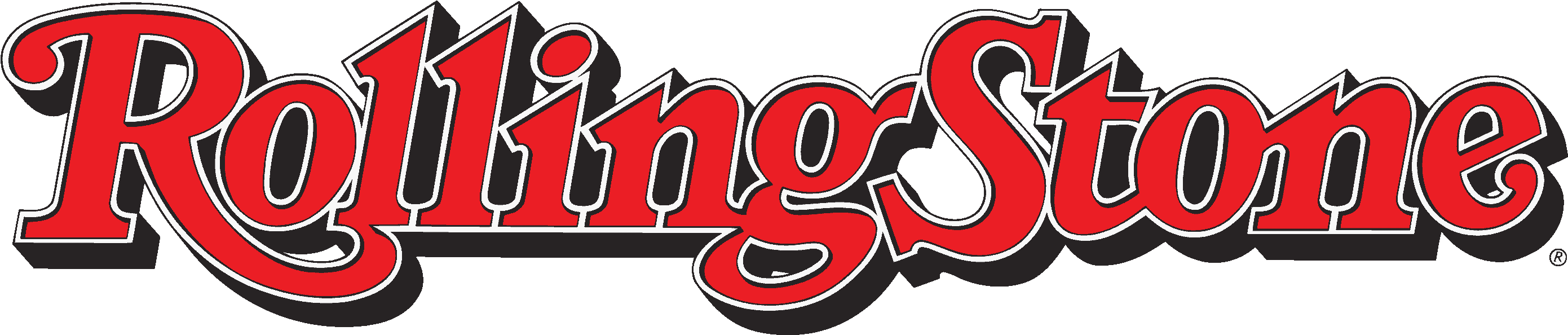 Rolling Stones Clipart - Rolling Stone Logo Vector (2849x800)