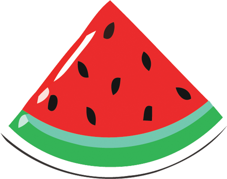 Vector Cartoon Watermelon Block Material - Watermelon Cartoon Vector (1000x1000)