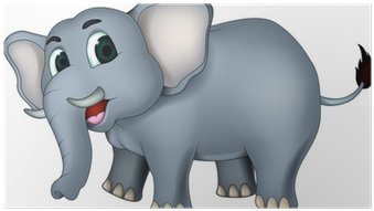 Elefante Animados (400x400)