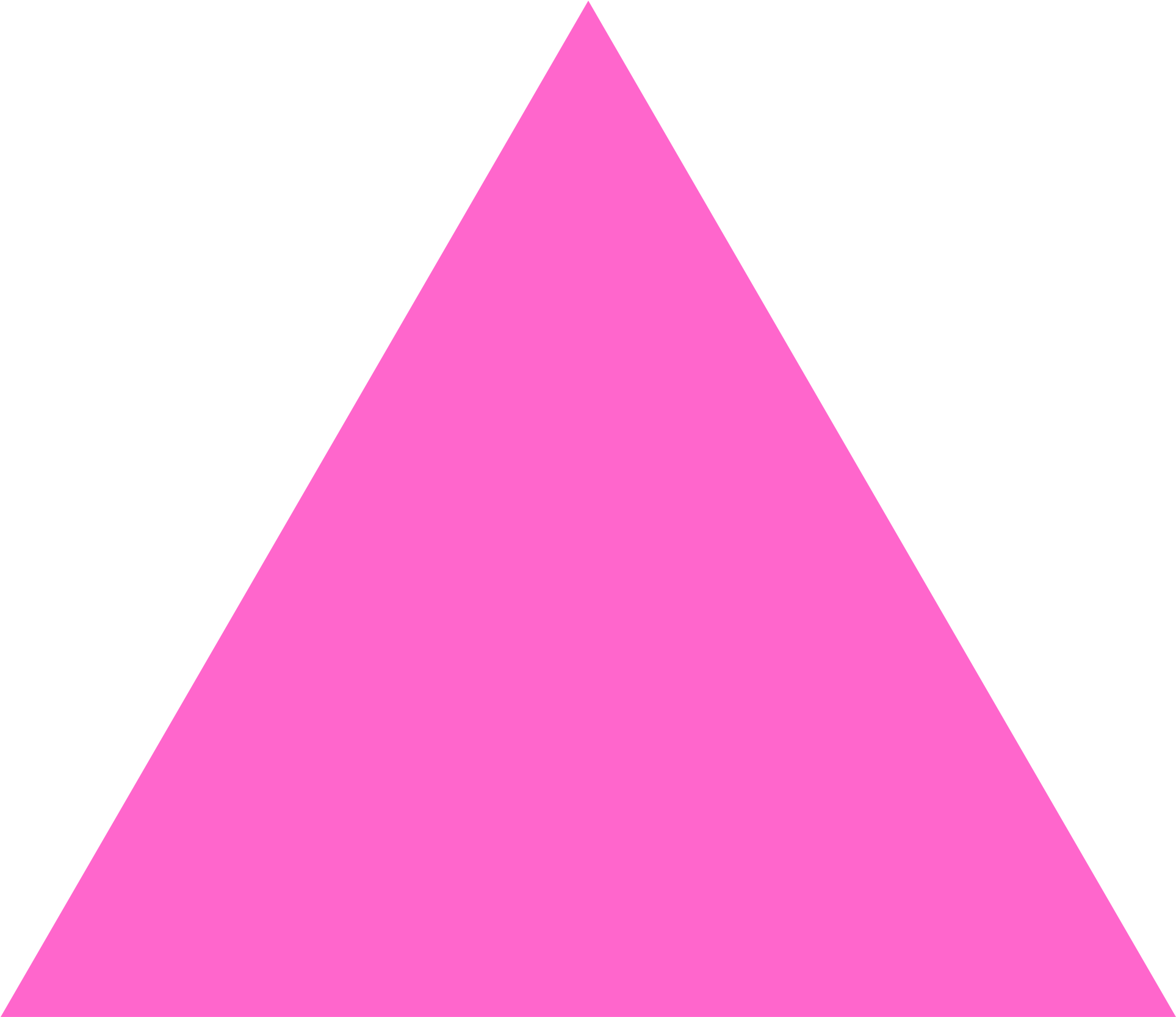 Pink Triangle Png (2000x1778)