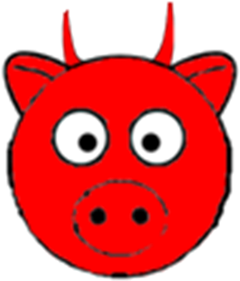 Devil Clipart Pig - Devil Clipart Pig (420x420)