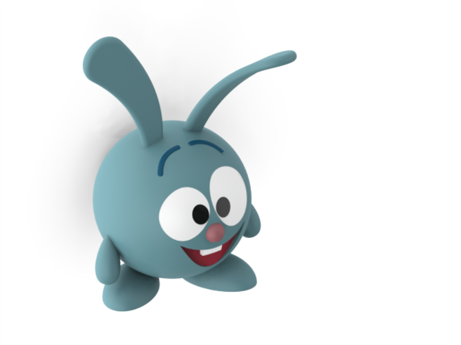 Rabbit Krash 3d Print - 3d Printing (667x500)