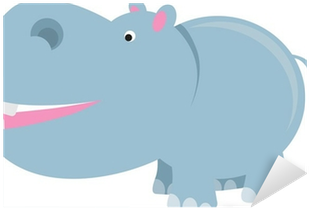 Hippo Cartoon (400x400)