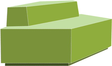 Pentagon Sofa Small - Podium (567x567)