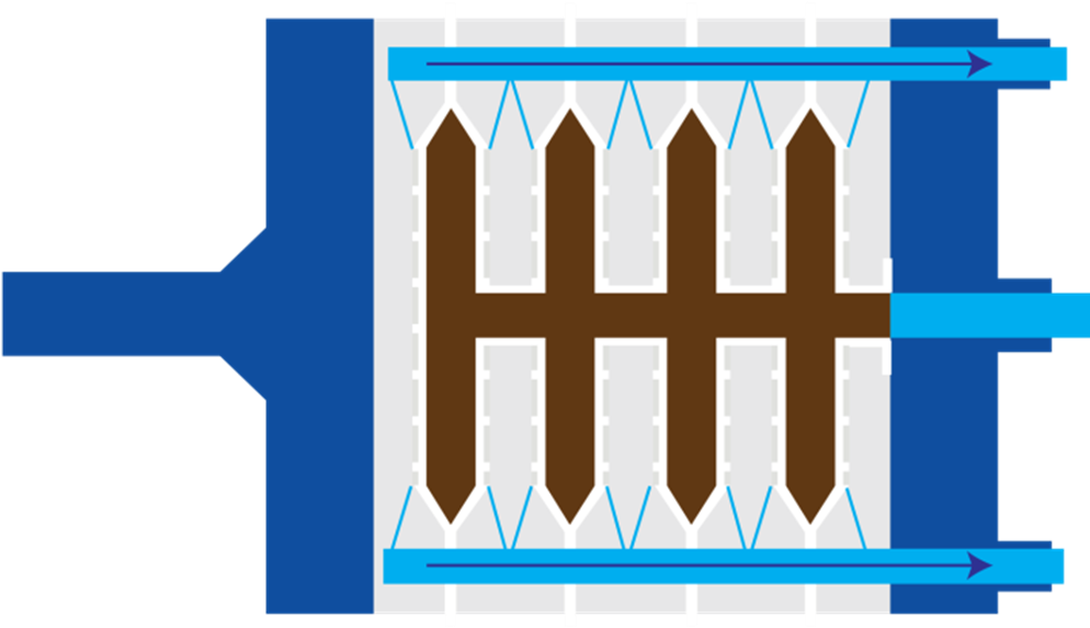 Filter Press With Filter Cake - Filter Press With Filter Cake (998x580)