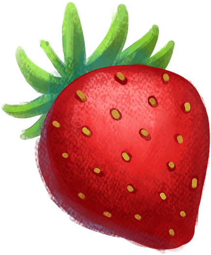 Strawberry Png 4, Buy Clip Art - Drawn Strawberry (720x720)