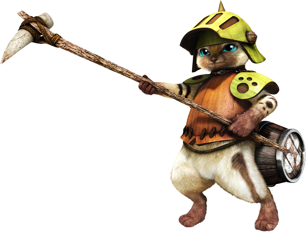 Felynecomrade - Monster Hunter World Kitty (996x756)