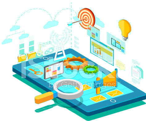 Stock Illustration 39852626 Search Engine Optimization - Search Engine Optimization (556x556)