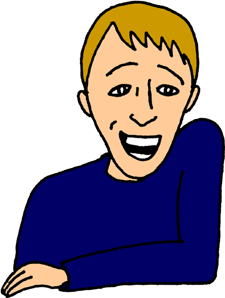 A - Friendly Man Clipart (450x591)
