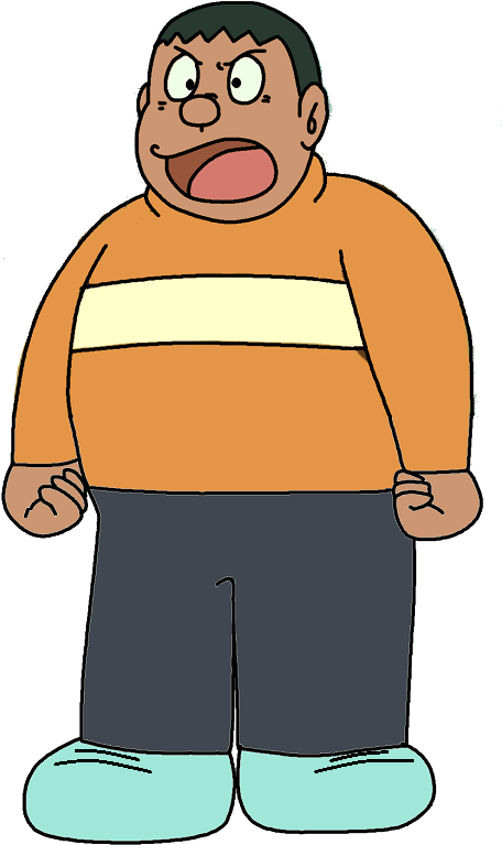 Doraemon Clipart Doraemon Cartoon - Gian Doraemon (570x794)