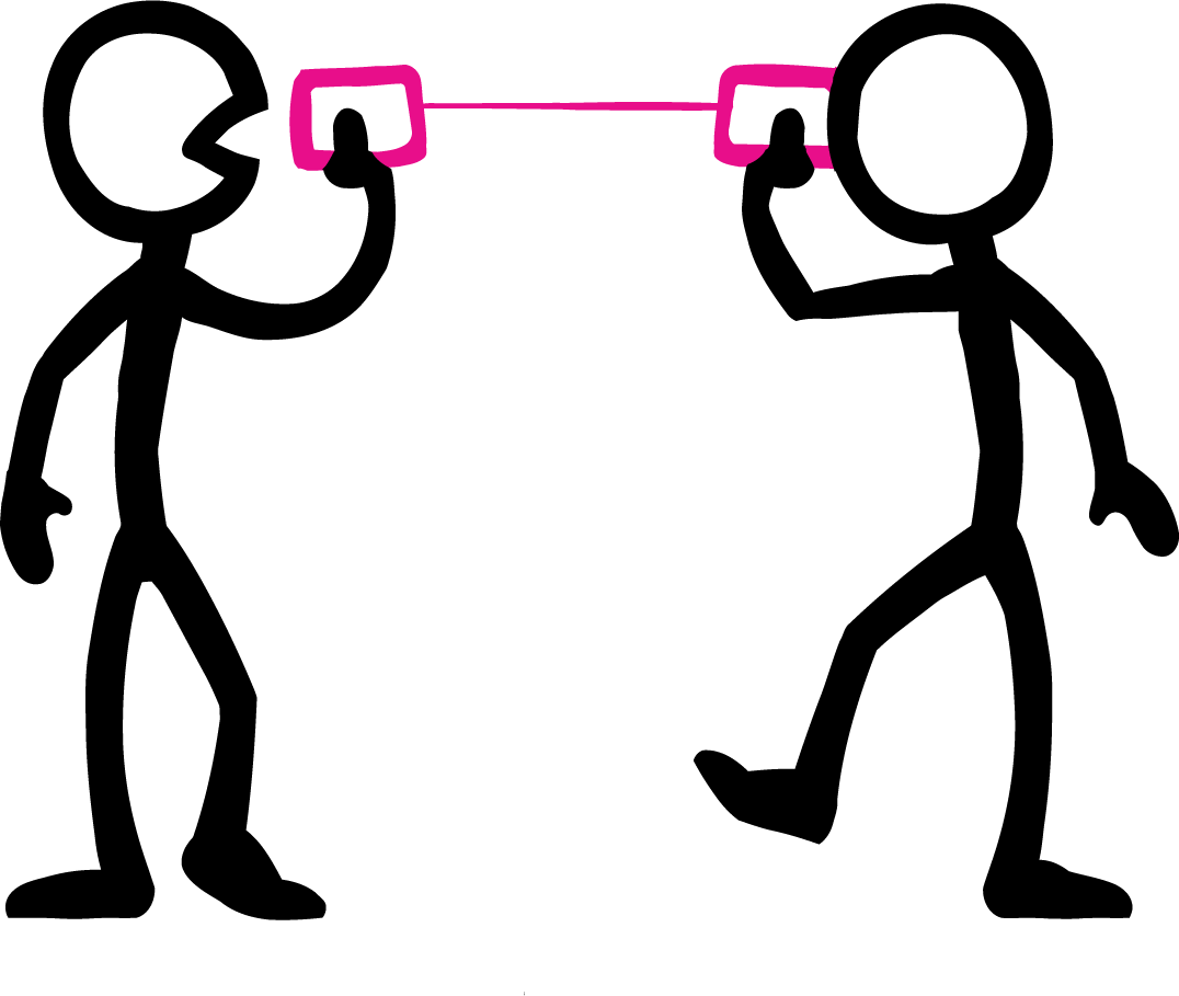 Finding Your Unique Voice - Stick Figure Illustrations (1076x909)