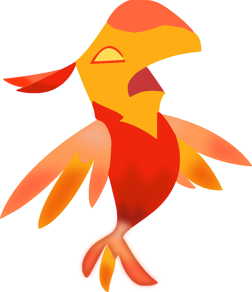 Pet Phoenix By Starryflame - Cartoon (830x962)