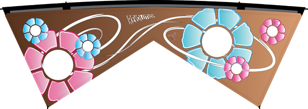 Cappuccino, Pink & Aqua - Circle (600x212)