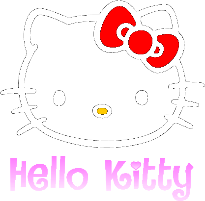 Hello Kitty Logo (436x429)