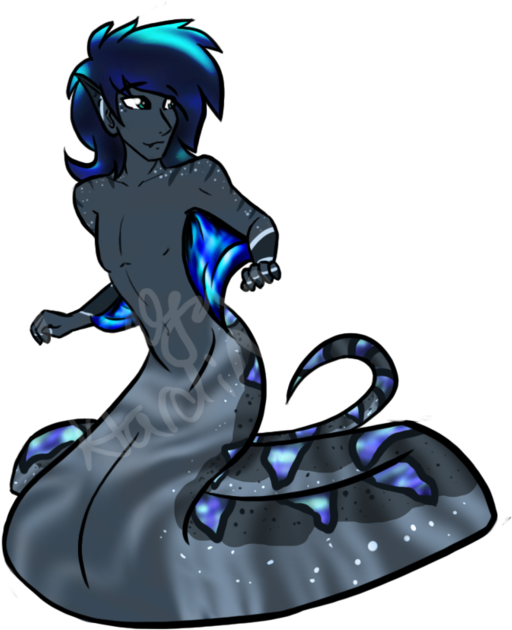 Flame Scale Cobra Naga - Cartoon (1024x651)