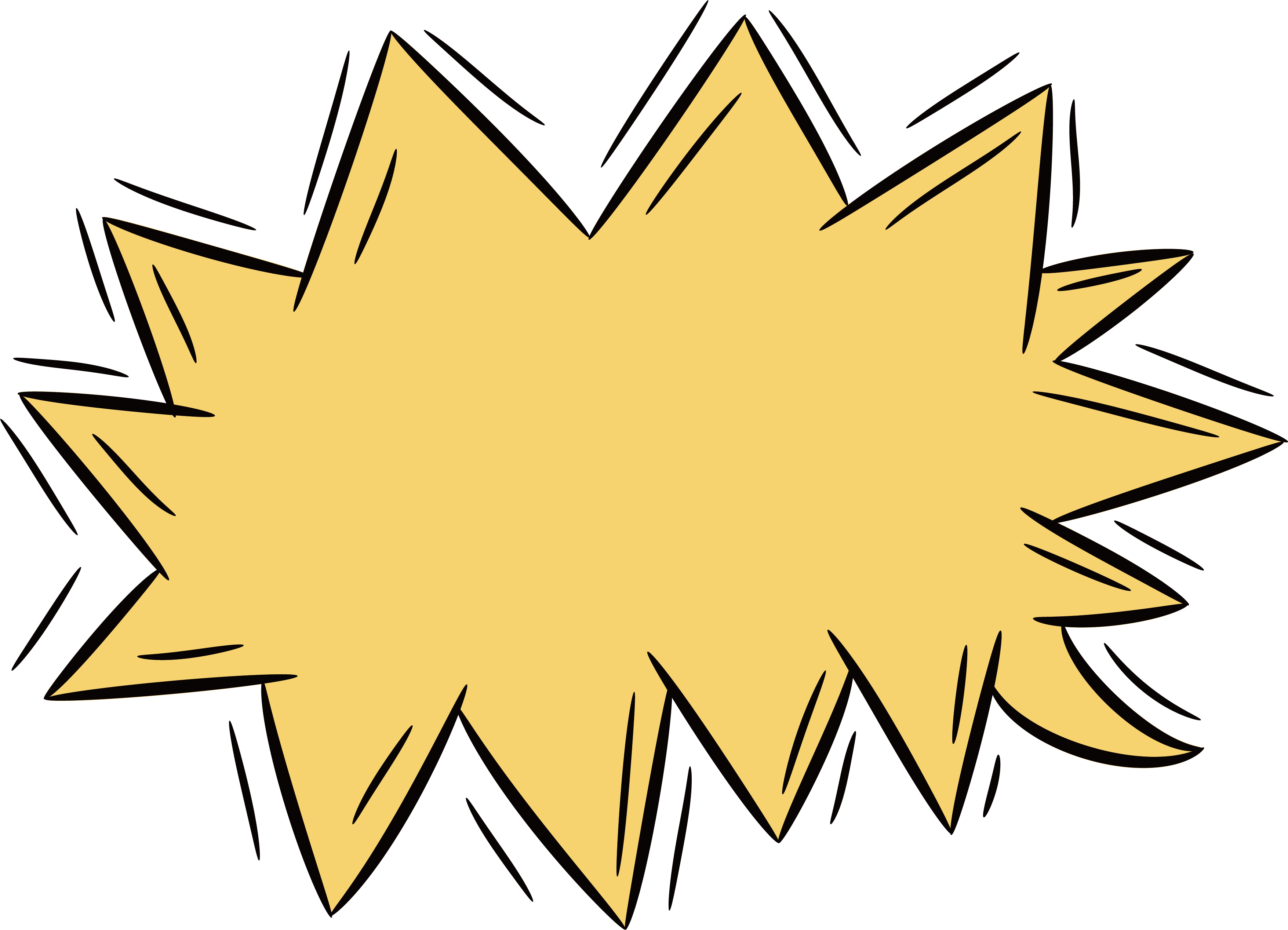 Explosion Clip Art - Clip Art (3510x2535)