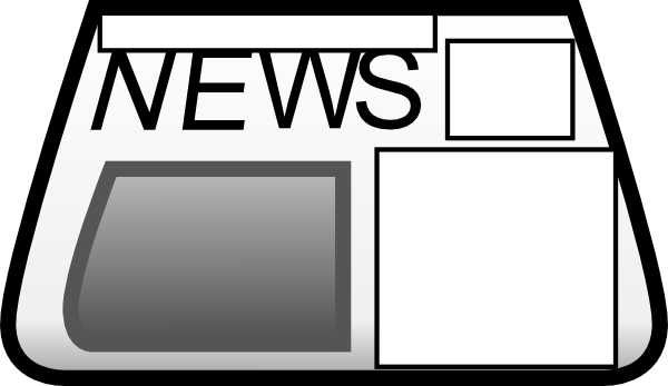 Newspaper Clip Art (600x347)